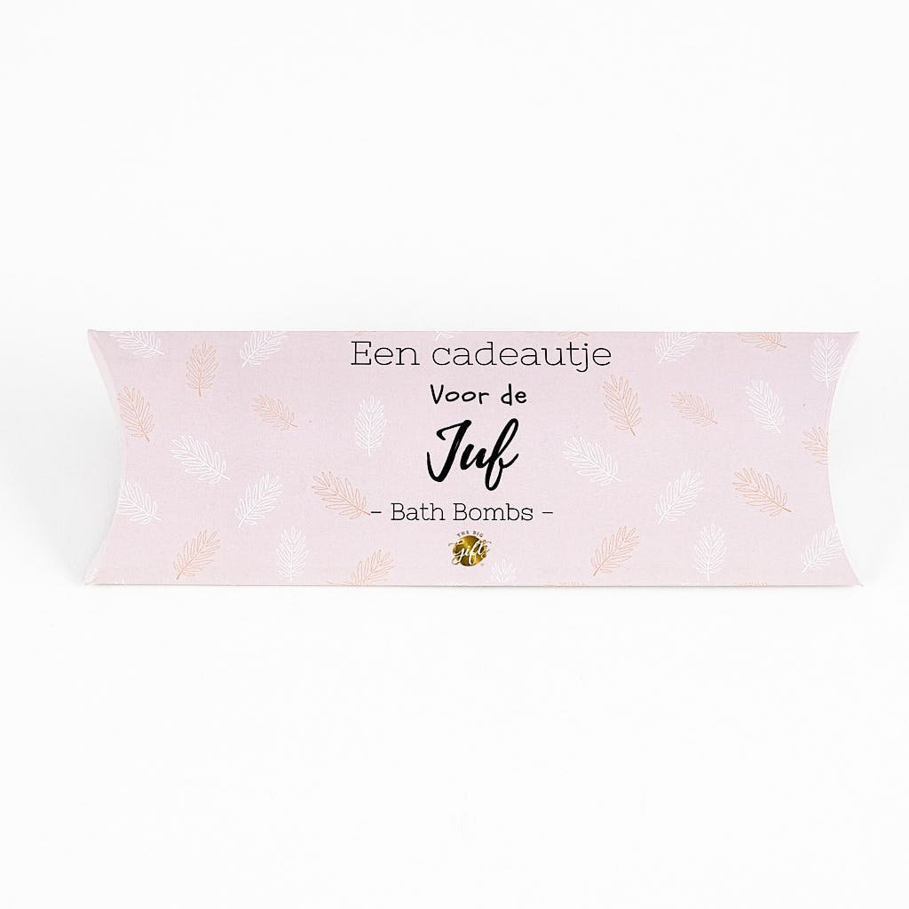 gondeldoosje bedankt juf bath bombs juf
