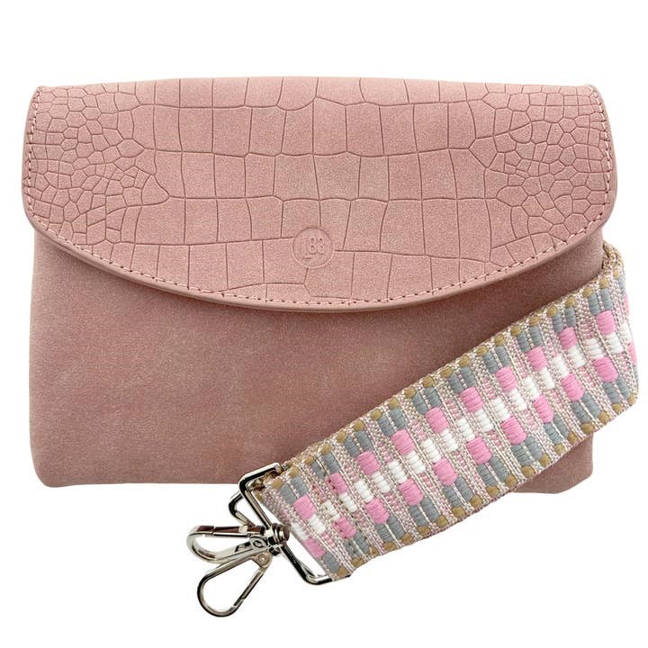 Tas Elisa Croco Oldpink