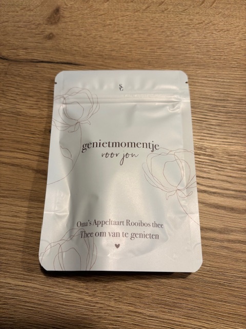 geniet momentje voor jou thee